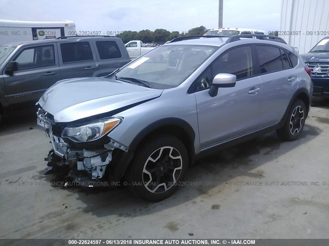 JF2GPABC1G8228321 - 2016 SUBARU CROSSTREK PREMIUM ვერცხლისფერი ფოტო 2