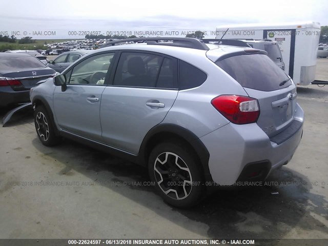 JF2GPABC1G8228321 - 2016 SUBARU CROSSTREK PREMIUM SILVER photo 3