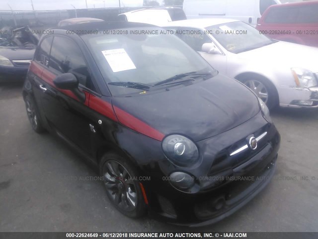 3C3CFFJH8ET190289 - 2014 FIAT 500 ABARTH BLACK photo 1