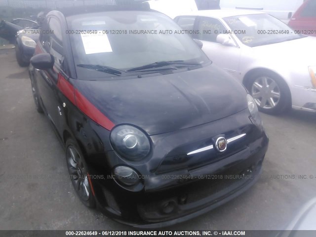 3C3CFFJH8ET190289 - 2014 FIAT 500 ABARTH BLACK photo 6