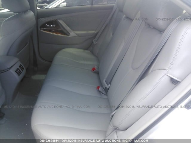4T1BE46K09U872643 - 2009 TOYOTA CAMRY SE/LE/XLE SILVER photo 8