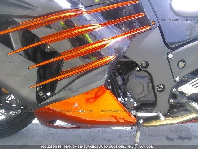 JKBZXNF19EA006418 - 2014 KAWASAKI ZX1400 F ORANGE photo 9