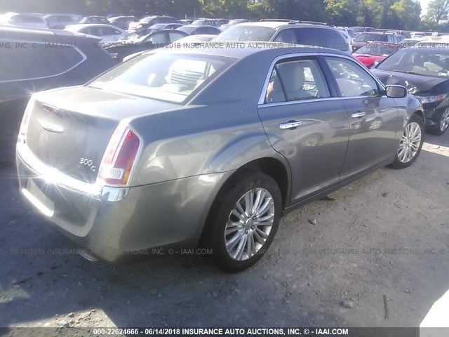 2C3CK6CT8BH611901 - 2011 CHRYSLER 300C GRAY photo 4