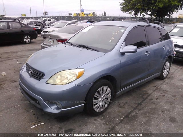 2T1KR32E85C431899 - 2005 TOYOTA COROLLA MATRIX XR Light Blue photo 2
