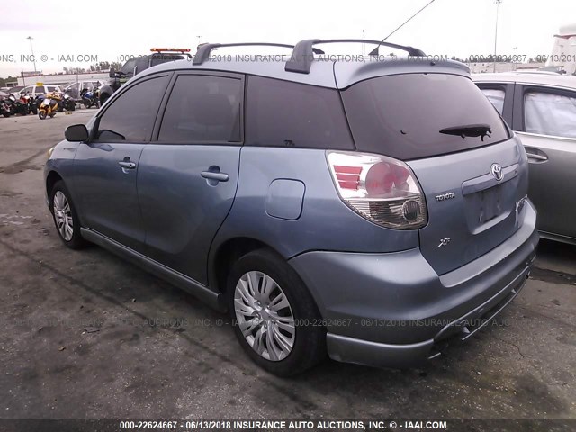 2T1KR32E85C431899 - 2005 TOYOTA COROLLA MATRIX XR Light Blue photo 3