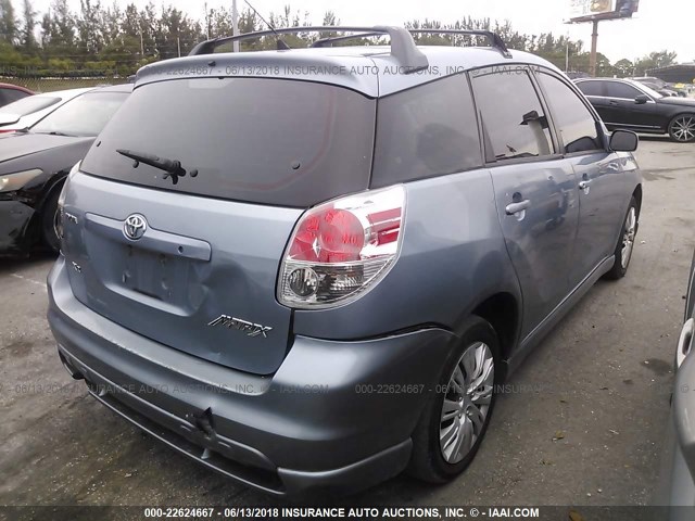 2T1KR32E85C431899 - 2005 TOYOTA COROLLA MATRIX XR Light Blue photo 4