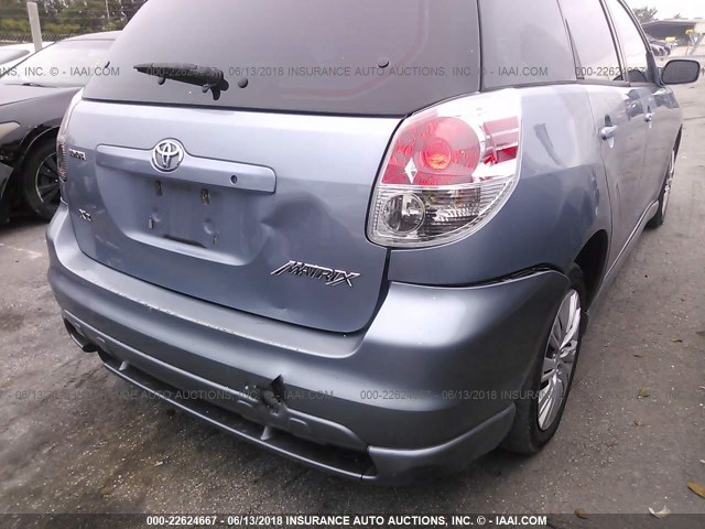 2T1KR32E85C431899 - 2005 TOYOTA COROLLA MATRIX XR Light Blue photo 6