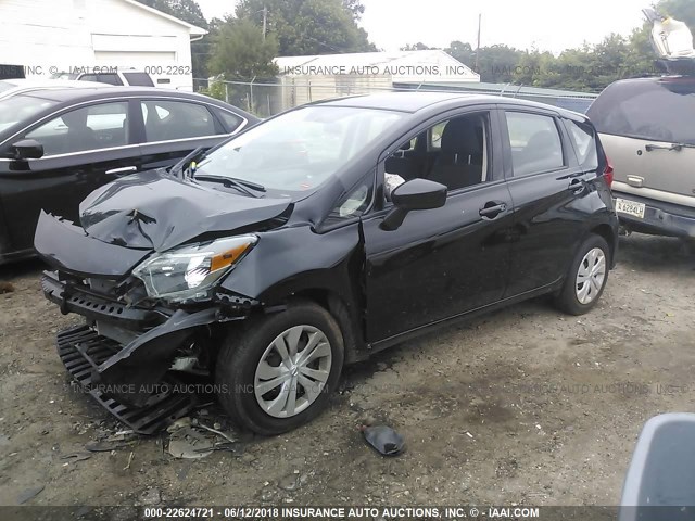 3N1CE2CP2HL353957 - 2017 NISSAN VERSA NOTE S/S PLUS/SV/SL/SR BLACK photo 2
