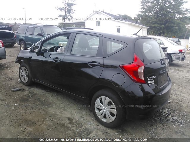3N1CE2CP2HL353957 - 2017 NISSAN VERSA NOTE S/S PLUS/SV/SL/SR BLACK photo 3