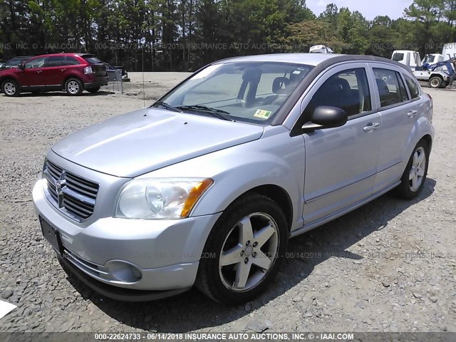 1B3HE78K27D289051 - 2007 DODGE CALIBER R/T SILVER photo 2