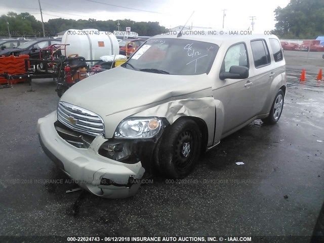 3GNCA13B09S519902 - 2009 CHEVROLET HHR LS TAN photo 2