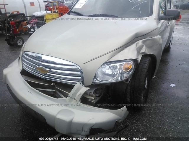 3GNCA13B09S519902 - 2009 CHEVROLET HHR LS TAN photo 6