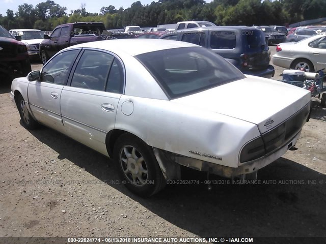 1G4CW52KXY4163603 - 2000 BUICK PARK AVENUE  WHITE photo 3