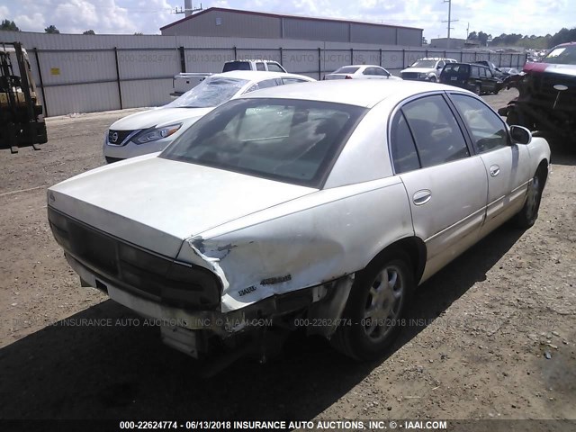 1G4CW52KXY4163603 - 2000 BUICK PARK AVENUE  WHITE photo 4