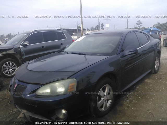 2G2WP552281119105 - 2008 PONTIAC GRAND PRIX BLUE photo 2