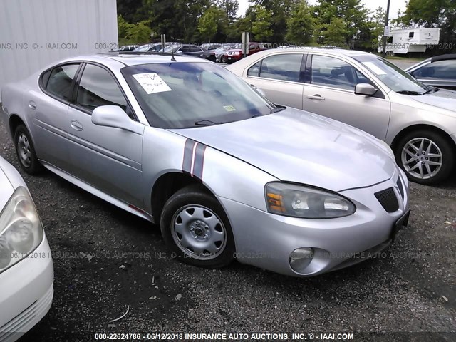 2G2WR524141100684 - 2004 PONTIAC GRAND PRIX GTP SILVER photo 1