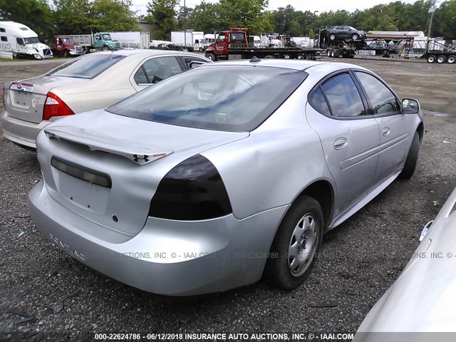 2G2WR524141100684 - 2004 PONTIAC GRAND PRIX GTP Gümüş foto 4