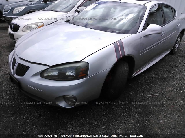 2G2WR524141100684 - 2004 PONTIAC GRAND PRIX GTP SILVER photo 6