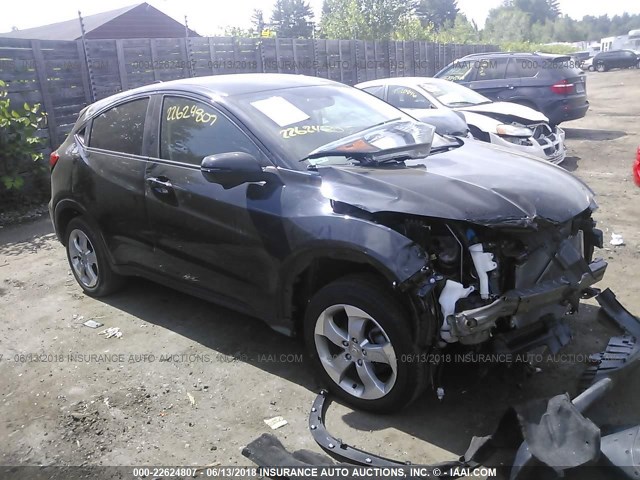 3CZRU6H5XGM753034 - 2016 HONDA HR-V EX BLACK photo 1