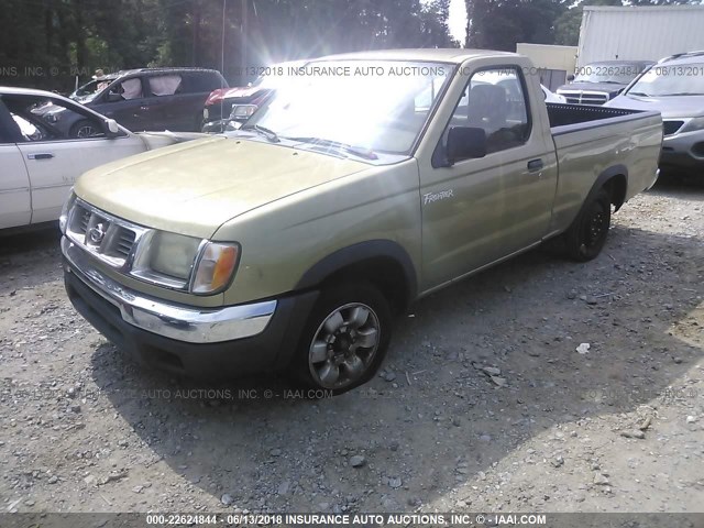 1N6DD21S8WC315084 - 1998 NISSAN FRONTIER XE GREEN photo 2