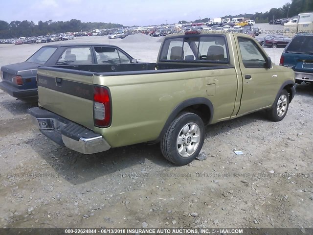 1N6DD21S8WC315084 - 1998 NISSAN FRONTIER XE GREEN photo 4