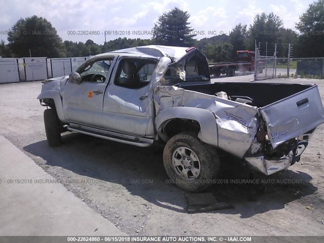 3TMJU62N26M028134 - 2006 TOYOTA TACOMA DOUBLE CAB PRERUNNER SILVER photo 6