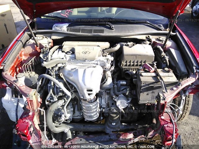 4T4BF1FK2ER426750 - 2014 TOYOTA CAMRY L/SE/LE/XLE 红色 照片 10