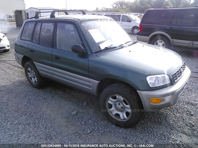 JT3GP10V9Y0044199 - 2000 TOYOTA RAV4 GREEN photo 1