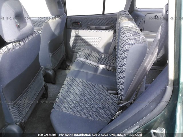 JT3GP10V9Y0044199 - 2000 TOYOTA RAV4 მწვანე ფოტო 8
