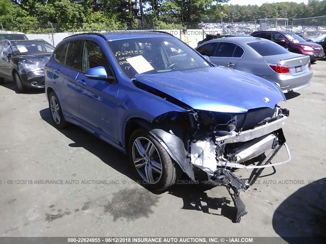 WBXHT3C31H5F71034 - 2017 BMW X1 XDRIVE28I 蓝色 照片 1
