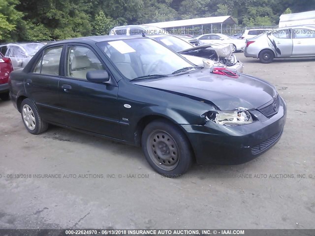 JM1BJ225630134543 - 2003 MAZDA PROTEGE DX/LX/ES GREEN photo 1