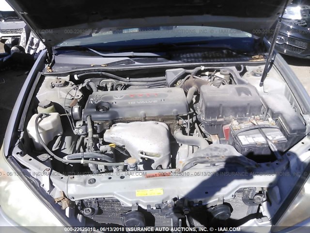 4T1BE32K94U370030 - 2004 TOYOTA CAMRY LE/XLE/SE SILVER photo 10