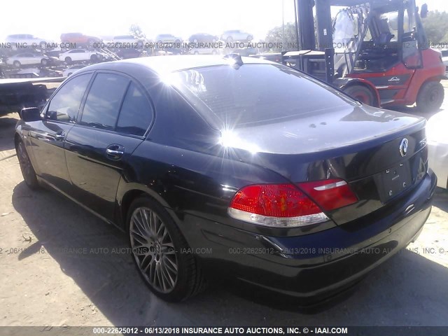 WBAHL83568DT12549 - 2008 BMW 750 I BLACK photo 3