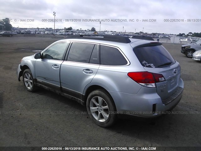 4S4BRCCC1D3258520 - 2013 SUBARU OUTBACK 2.5I PREMIUM BLUE photo 3