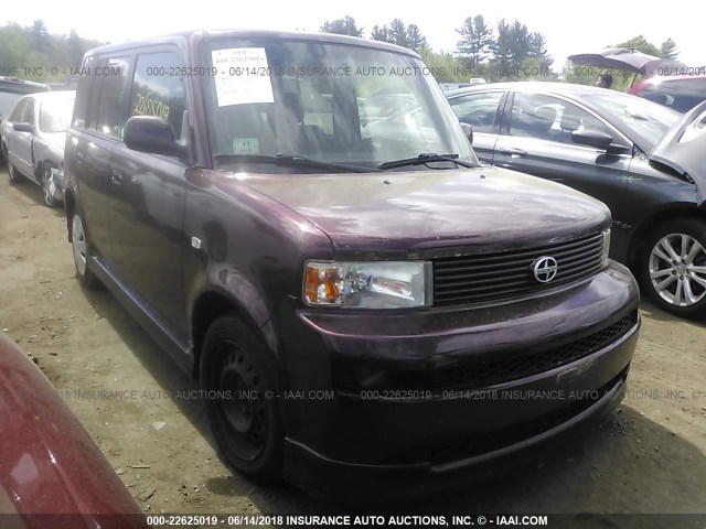 JTLKT324864053083 - 2006 TOYOTA SCION XB ბურგუნდია ფოტო 1