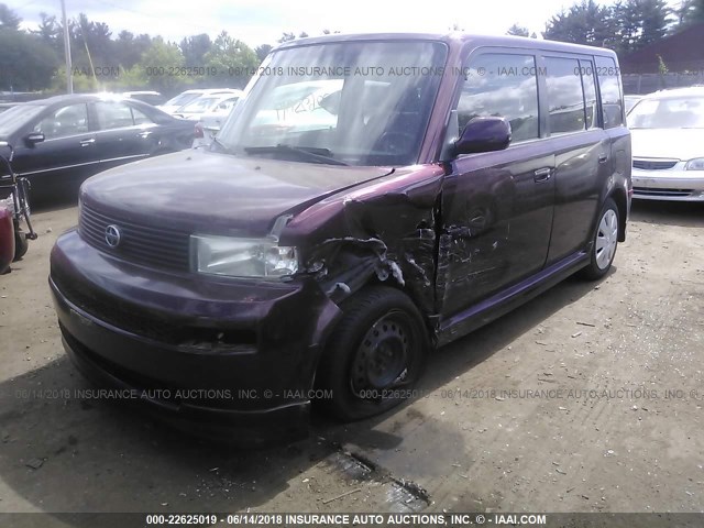 JTLKT324864053083 - 2006 TOYOTA SCION XB ბურგუნდია ფოტო 2