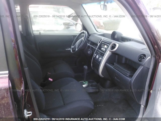 JTLKT324864053083 - 2006 TOYOTA SCION XB ბურგუნდია ფოტო 5