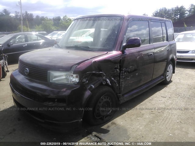 JTLKT324864053083 - 2006 TOYOTA SCION XB ბურგუნდია ფოტო 6