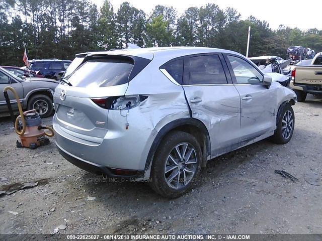 JM3KFADM7J0352723 - 2018 MAZDA CX-5 GRAND TOURING SILVER photo 4