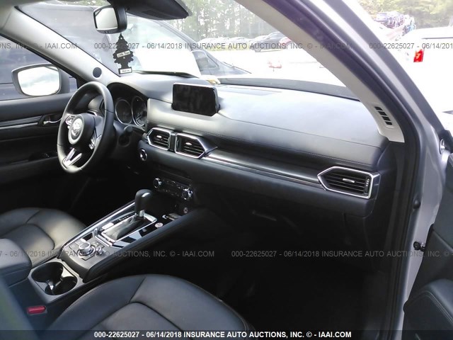 JM3KFADM7J0352723 - 2018 MAZDA CX-5 GRAND TOURING SILVER photo 5