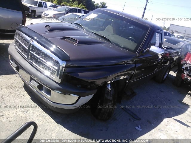 1B7HC16Y4VJ537842 - 1997 DODGE RAM 1500 BROWN photo 2