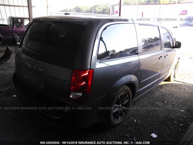 2C4RDGBG7FR531340 - 2015 DODGE GRAND CARAVAN SE GRAY photo 4