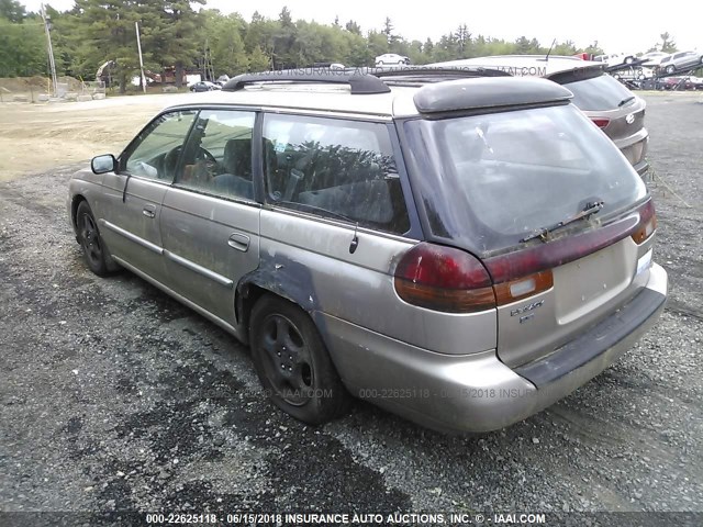 4S3BK4358X7300727 - 1999 SUBARU LEGACY L/30TH ANNIVERSARY L TAN photo 3