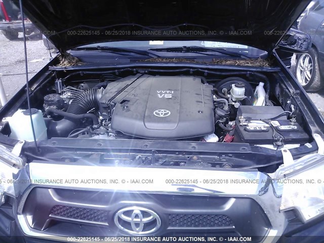 5TFLU4EN5CX037053 - 2012 TOYOTA TACOMA DOUBLE CAB 黑色 照片 10