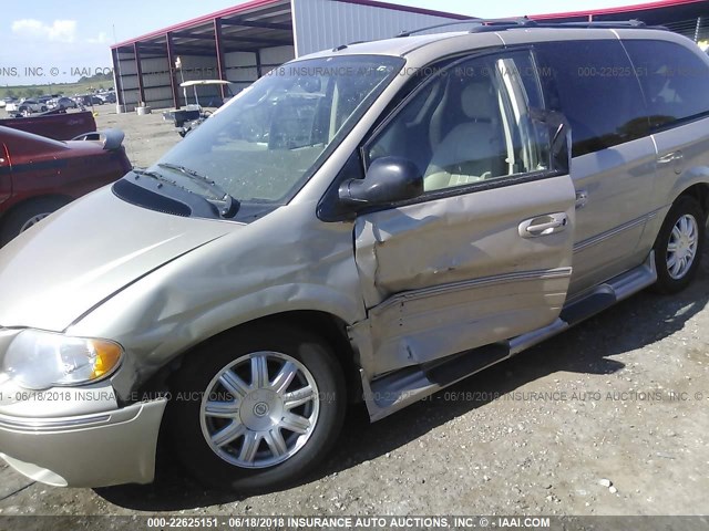 2A4GP54L66R634739 - 2006 CHRYSLER TOWN & COUNTRY TOURING GOLD photo 6