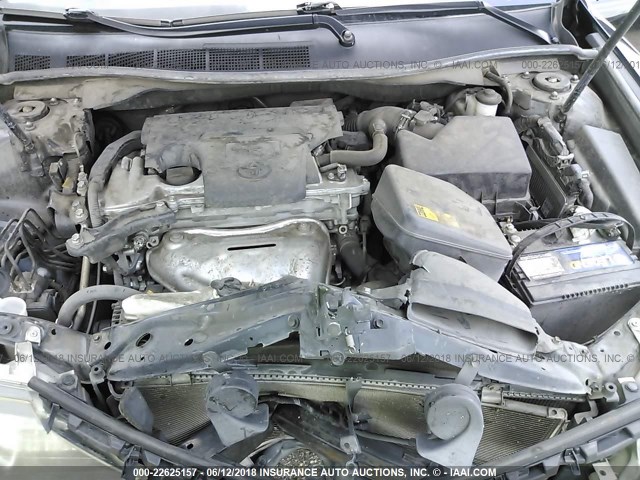 4T1BF1FK4CU522158 - 2012 TOYOTA CAMRY SE/LE/XLE 黑色 照片 10