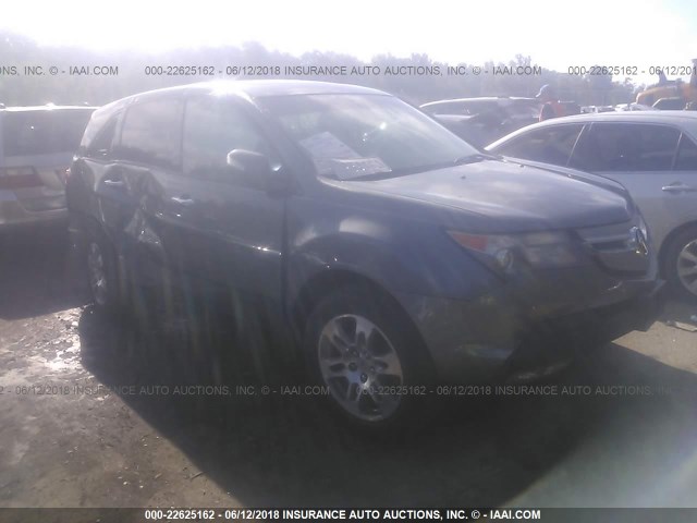 2HNYD28488H522788 - 2008 ACURA MDX TECHNOLOGY GRAY photo 1