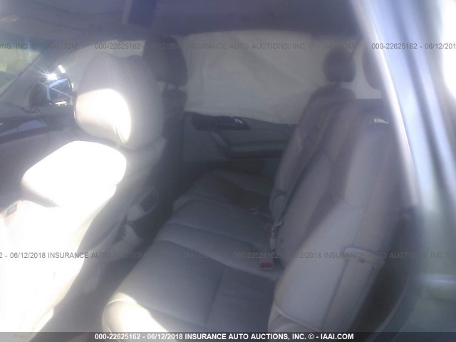 2HNYD28488H522788 - 2008 ACURA MDX TECHNOLOGY GRAY photo 8
