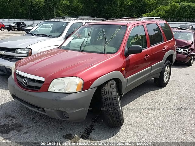 4F2YU06161KM59921 - 2001 MAZDA TRIBUTE DX 栗色 照片 2