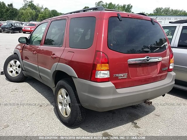 4F2YU06161KM59921 - 2001 MAZDA TRIBUTE DX 栗色 照片 3
